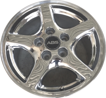 Pontiac Firebird 1995-2002, Pontiac Trans Am 1995-2002 chrome 16x8 aluminum wheels or rims. Hollander part number 6516U85, OEM part number .