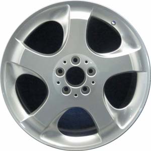 Mercedes-Benz R320 2007, R350 2007, R500 2007 powder coat silver 19x8 aluminum wheels or rims. Hollander part number 65518, OEM part number 2514011602.