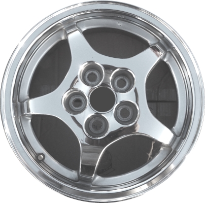 Mitsubishi Eclipse 1997-1999 chrome 16x6 aluminum wheels or rims. Hollander part number ALY65751U85, OEM part number Not Yet Known.