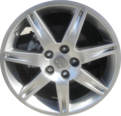 Mitsubishi Eclipse 2006-2012, Galant 2007-2010 powder coat smoked hyper silver 18x8 aluminum wheels or rims. Hollander part number 65810U78, OEM part number Not Yet Known.