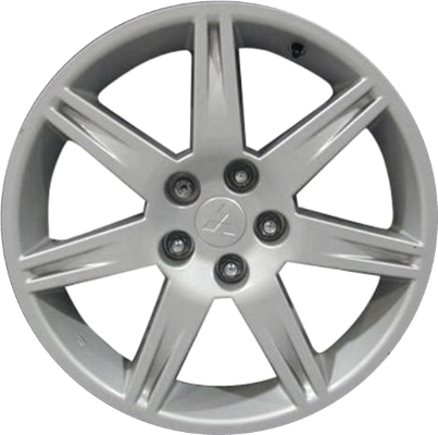 Mitsubishi Eclipse 2006-2012, Galant 2007-2010 powder coat silver 18x8 aluminum wheels or rims. Hollander part number 65810U20, OEM part number Not Yet Known.