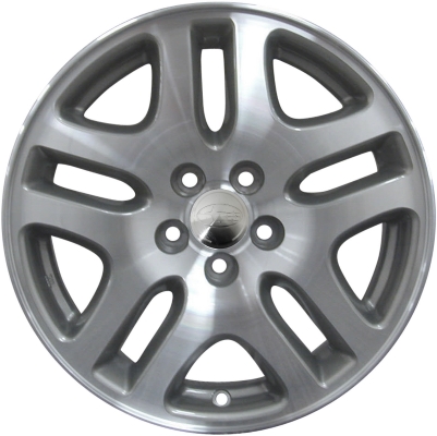 Subaru Legacy 2000-2004, Legacy Outback 2000-2004 multiple finish options 16x6.5 aluminum wheels or rims. Hollander part number 68710, OEM part number 28119AG03A, 28119AG04A, 28111AE08A, 28111AE04A.