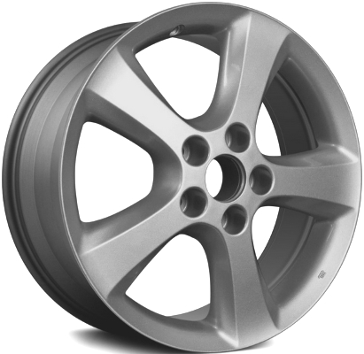 Toyota Camry 2005-2006, Solara 2004-2008 powder coat silver or charcoal 17x7 aluminum wheels or rims. Hollander part number 69452U/69476, OEM part number 42611AA040, 42611AA041, 4261133410, 42611AA080.
