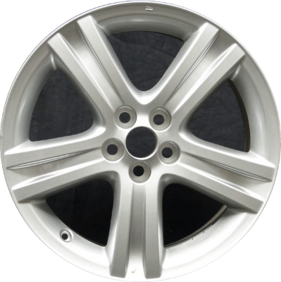 Toyota Corolla 2009-2013, Matrix FWD 2009-2013 powder coat silver 17x7 aluminum wheels or rims. Hollander part number 69541, OEM part number 4261102A20.