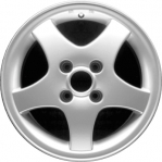 ALY69715 Volkswagen Cabrio, Golf, Jetta Wheel/Rim Silver Painted #1HM601025F091