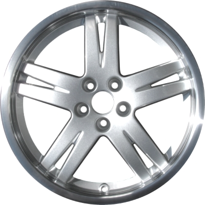 Volkswagen Beetle 2003-2009, Golf 2001-2002, Golf GTI 2001-2002, Jetta 2001-2002, Jetta GLI 2002 powder coat silver 17x7 aluminum wheels or rims. Hollander part number 69753, OEM part number 1J50714921ZL.