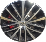 ALY69910U45/69985 Volkswagen Jetta, GLI Wheel/Rim Black Machined #5C0601025AJFZZ