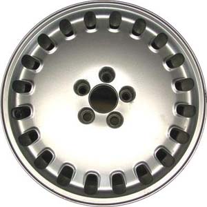 Volvo S80 1999-2003 powder coat silver 17x7 aluminum wheels or rims. Hollander part number ALY70212, OEM part number 94513470.