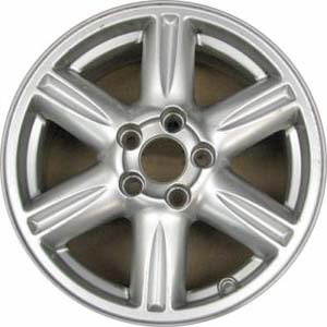 Volvo XC90 2003-2009 powder coat silver 16x7 aluminum wheels or rims. Hollander part number ALY70264, OEM part number 86855608.