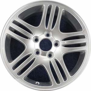 Volvo S60 2005-2009, V70 2005-2007 powder coat hyper silver 16x7 aluminum wheels or rims. Hollander part number 70292U78, OEM part number 306646084.