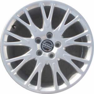 Volvo S60 2007-2009, V70 2006-2007 powder coat hyper silver 17x7.5 aluminum wheels or rims. Hollander part number 70299, OEM part number 306646092, 306953381.