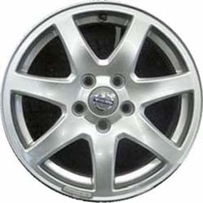 Volvo S80 2007-2010, V70 2008-2010 powder coat silver 16x7 aluminum wheels or rims. Hollander part number 70311, OEM part number 307483446.