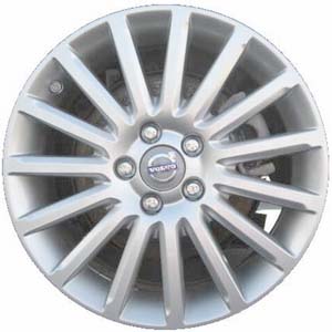 Volvo S80 2007-2013, V70 2008-2010 powder coat hyper silver 17x7 aluminum wheels or rims. Hollander part number 70322U78, OEM part number 307483453.