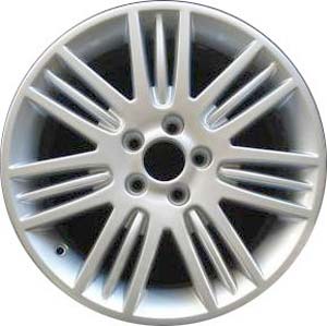 Volvo S80 2007-2009, V70 2008-2010 powder coat silver 17x8 aluminum wheels or rims. Hollander part number 70324, OEM part number 307483479.