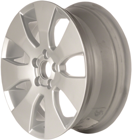 Volvo S80 2009, V70 2008-2010, XC70 2008-2010 powder coat silver 17x7 aluminum wheels or rims. Hollander part number 70328, OEM part number 307600635.