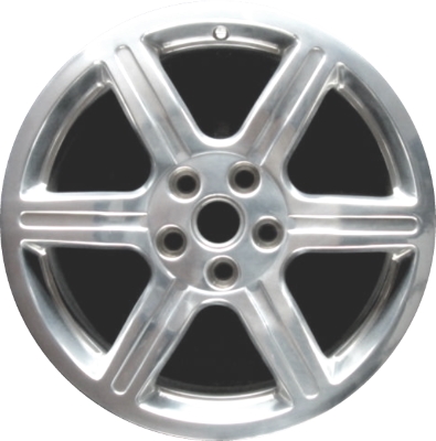 Saturn ION 2004-2007 polished 17x7 aluminum wheels or rims. Hollander part number ALY7035, OEM part number 9595597.