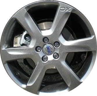 Volvo XC60 2013 powder coat smoked hyper 19x7.5 aluminum wheels or rims. Hollander part number ALY70389, OEM part number 313398810.