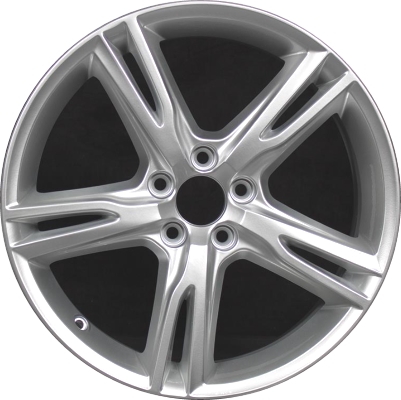Volvo S60 2016-2017, V60 2016-2017 powder coat silver 18x8 aluminum wheels or rims. Hollander part number 70411, OEM part number 314392994.