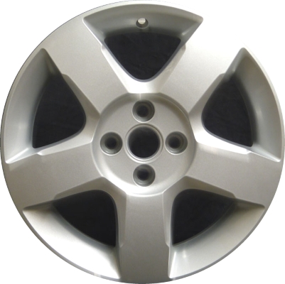 Chevrolet Cobalt 2005-2010, Pontiac G5 2007-2010, Saturn ION 2003-2007 powder coat silver or machined 16x6 aluminum wheels or rims. Hollander part number 7044U/7043, OEM part number 19180700, 9595841, 19180704.