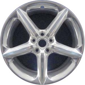 Saturn Sky 2007-2010 polished 18x8 aluminum wheels or rims. Hollander part number ALY7046U80, OEM part number 19149279.