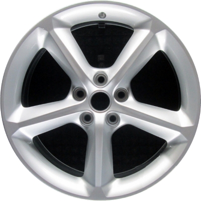 Saturn Sky 2009-2010 powder coat silver 18x8 aluminum wheels or rims. Hollander part number ALY7065U20/7067, OEM part number 9597181.