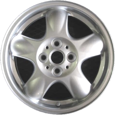 Mini Clubman 2008-2014, Cooper (Convertible) 2007-2014, Cooper (Coupe) 2011-2014, Cooper (Hardtop) 2007-2013 powder coat silver or white 15x5.5 aluminum wheels or rims. Hollander part number 71183U, OEM part number 36116768498, 36116769404.