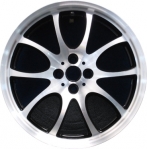ALY71190U45 Mini Cooper, Clubman Wheel/Rim Black Machined #36116773196