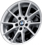 ALY71249U20 BMW 128i, 135i Wheel/Rim Silver Painted #36116775624