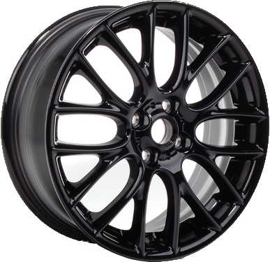 Mini Clubman 2008-2014, Cooper (Convertible) 2007-2015, Cooper (Coupe) 2011-2015, Cooper (Hardtop) 2007-2013 powder coat black 17x7 aluminum wheels or rims. Hollander part number 71346U45, OEM part number 36116795208.