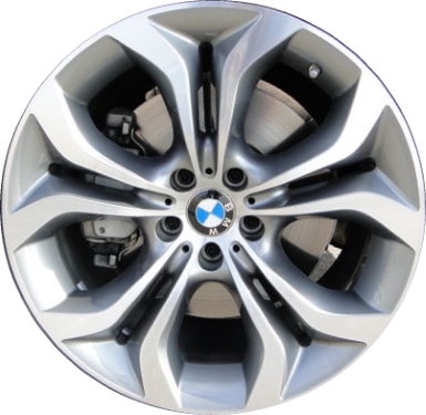 BMW X5-2011-2015, X5M 2011-2015, X6-2011-2014, X6M 2011-2014 grey machined 20x10 aluminum wheels or rims. Hollander part number 71447, OEM part number 36116788010.