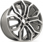 ALY71449 BMW X5, X5M, X6, X6M Wheel/Rim Grey Machined #36116796149