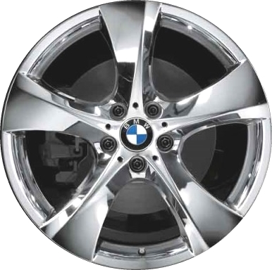 BMW 535i GT 2010-2017, 550i GT 2010-2017, 740i 2011-2015, 750i 2009-2015, 760i 2010-2015, ActiveHybrid 7 2011-2015 bright or black chrome 21x8.5 aluminum wheels or rims. Hollander part number, OEM part number 36116787606, 36116792592.