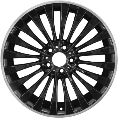 BMW 528i 2011-2016, 535i 2011-2016, 550i 2011-2016, 640i 2012-2019, 650i 2012-2019, ActiveHybrid 5 2012-2015 powder coat silver or black 20x8.5 aluminum wheels or rims. Hollander part number, OEM part number 36116797477, 36117797477.