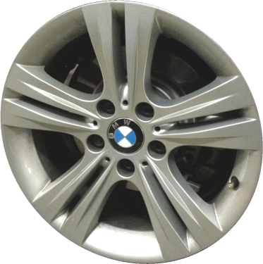 BMW 328i 2012-2018, 330e 2016-2018, 330i 2017-2019, 335i 2012-2015, 340i 2017-2018, 428i 2014-2016, 435i 2014-2016, 440i 2017-2018, ActiveHybrid 3 2013-2015 powder coat silver 17x7.5 aluminum wheels or rims. Hollander part number 71534, OEM part number 36116796239.