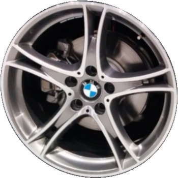 BMW 320i 2012-2018, 328i 2012-2018, 330e 2016-2018, 330i 2017-2019, 335i 2012-2015, 340i 2016-2018, 428i 2014-2016, 430i 2017-2020, 435i 2014-2016, 440i 2017-2020, ActiveHybrid 3 2013-2015 grey machined 20x8 aluminum wheels or rims. Hollander part number 71550, OEM part number 36116794371.