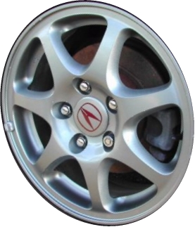 Acura Integra 1997-2001 powder coat grey 15x6 aluminum wheels or rims. Hollander part number ALY71687U10, OEM part number 42700-ST7-A61.