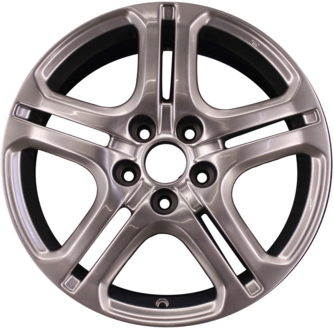 Acura TL 2004-2008, TSX 2008 powder coat sparkle grey 18x8 aluminum wheels or rims. Hollander part number 71735U30.LS25, OEM part number 08W18SEP200.