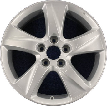 Acura TSX 2009-2014 powder coat silver 17x7.5 aluminum wheels or rims. Hollander part number ALY71781U20.LS03, OEM part number 42700TL2A91, 42700TL2A92.