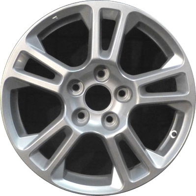 Acura TL 2009-2011 powder coat silver 17x8 aluminum wheels or rims. Hollander part number ALY71785, OEM part number 42700TK4A01.