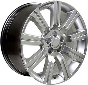 Land Rover Range Rover Sport 2006-2013 powder coat hyper silver 20x9.5 aluminum wheels or rims. Hollander part number ALY72200U78, OEM part number LR028995.