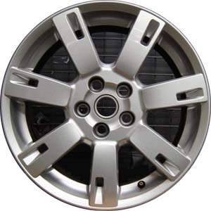Land Rover LR3-2009, LR4-2010-2012 powder coat silver 19x8 aluminum wheels or rims. Hollander part number 72207, OEM part number LR008547.
