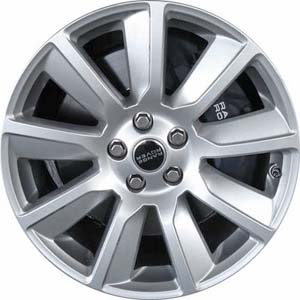Land Rover Range Rover Sport 2012-2013 powder coat silver 20x9.5 aluminum wheels or rims. Hollander part number ALY72238, OEM part number LR030172.