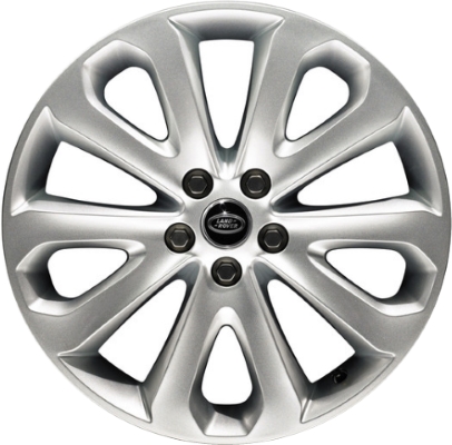 Land Rover Range Rover 2013-2017 powder coat silver 20x8.5 aluminum wheels or rims. Hollander part number ALY72245U20/72265, OEM part number LR037745.