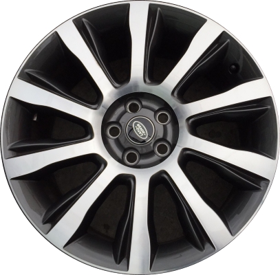 Land Rover Range Rover 2013-2017 charcoal machined 21x9.5 aluminum wheels or rims. Hollander part number ALY72246U30, OEM part number LR038149.