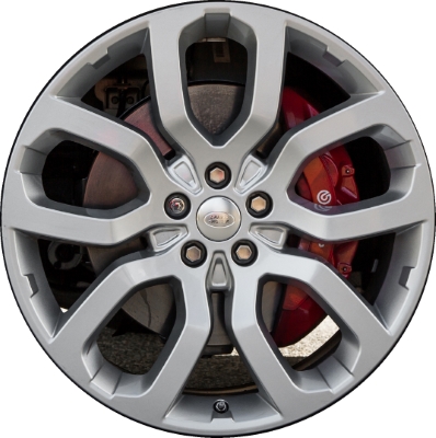 Land Rover Range Rover 2013-2022, Range Rover Sport 2014-2022 powder coat silver 22x9.5 aluminum wheels or rims. Hollander part number 72247U20.PS08, OEM part number LR037747.
