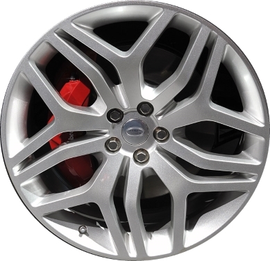 Land Rover Range Rover Sport 2014-2017 powder coat silver or black 22x9.5 aluminum wheels or rims. Hollander part number ALY72255/72282, OEM part number LR044839, LR060549.