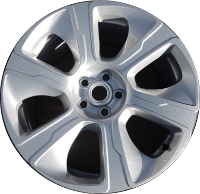 Land Rover Range Rover 2018-2022 powder coat silver 21x9.5 aluminum wheels or rims. Hollander part number ALY72320/72321HH, OEM part number LR048830, LR048829.