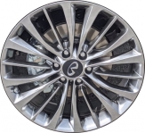 ALY73807U78 Infiniti QX80 Wheel/Rim Smoked Hyper Silver #D0C006GW4A