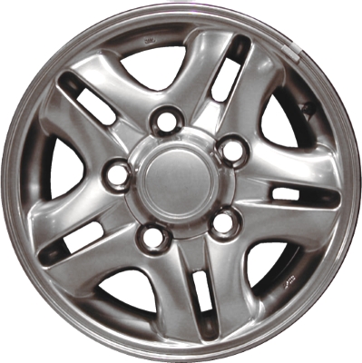 Lexus LX470 1998-2002 powder coat smoked hyper 16x8 aluminum wheels or rims. Hollander part number ALY74145U78, OEM part number Not Yet Known.