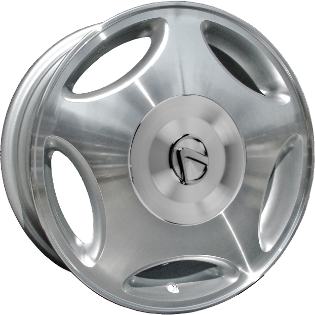 Lexus LS400 1998-2000 powder coat silver or machined 16x7 aluminum wheels or rims. Hollander part number ALY74148U, OEM part number Not Yet Known.